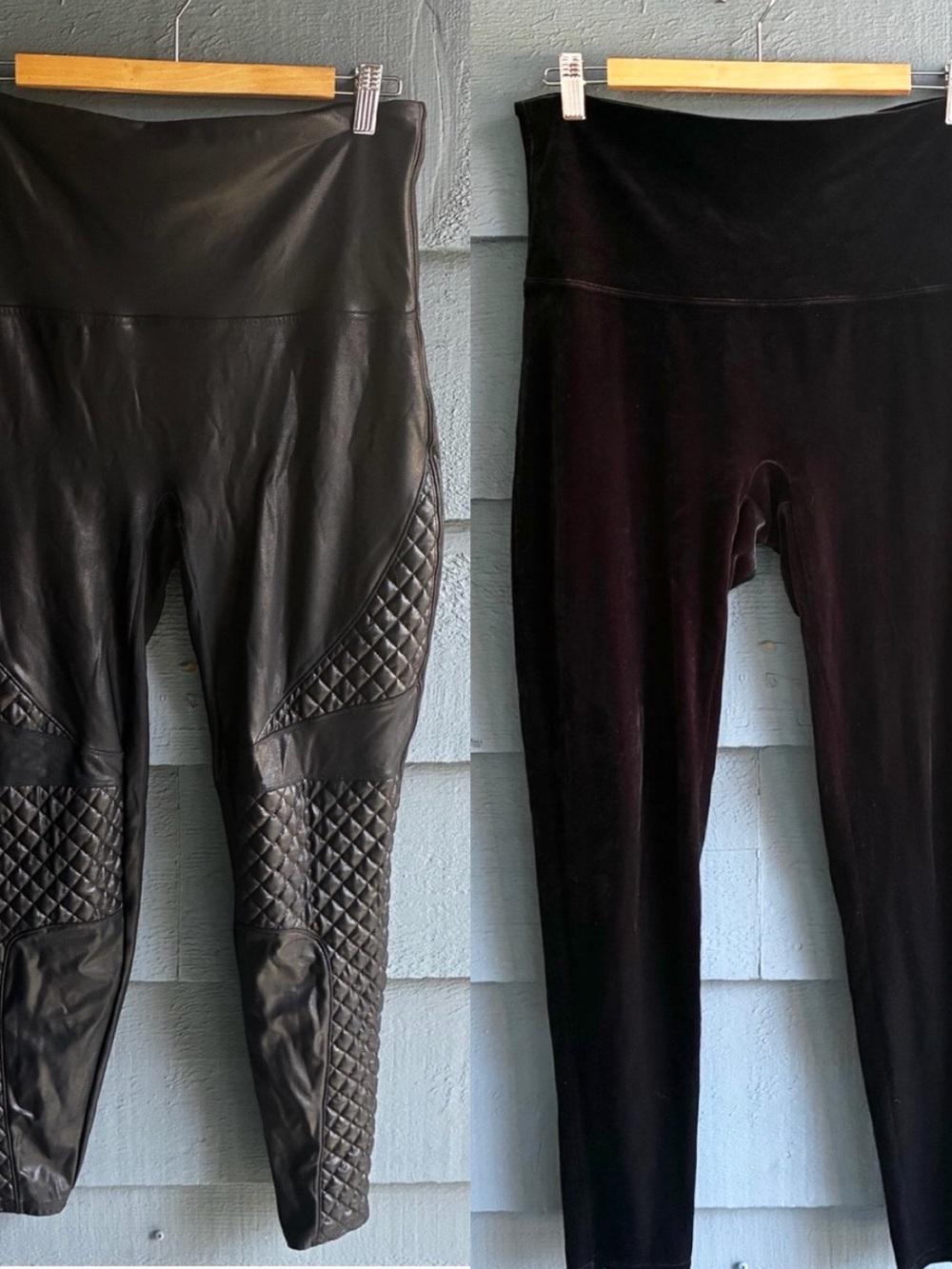 SPANX 2-For-1! High-Waist Tummy Control Leggings Duo (1X)